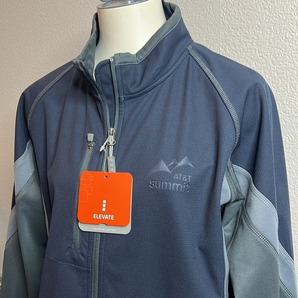 Elevate Women’s Full-Zip Jacket XL - Navy/Gray